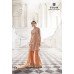 12001-A ORGINIAL PEACH ZOYA SHADES WEDDING LENGHA SUIT 4 PIECE SUIT 